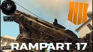 CRAZY 30 KILL RAMPAGE! RAMPART 17 BEST CLASS SETUP (BLACK OPS 4 GAMEPLAY)