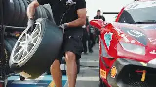 KAPCI Coatings with Mohamed Hamdy in #FerrariChallenge Europe 2023 race 4 in Le Mans, France.