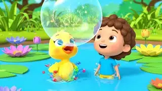 Where Did Baby Duckling Roll the Bubble | Funny Toddler Song | Kids Rhymes