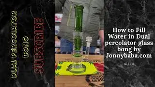 How to Fill a Glass percolator Bong? Dual percolator bongs in India.
