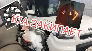 KIA SOUL 2011г  1.6  ПЕРЕГРЕВАЕТСЯ    #автодиагностика#автоэлектрик#киасол