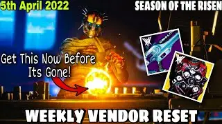 This Week In Destiny - Vendor Reset God Roll (5th April) || Season of the Risen