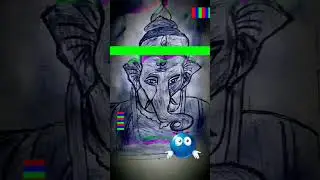 Ganesh ji ka outline sketch 🔥#shorts #trending