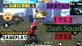 CLASH SQUAD CUSTOM BEST VS BEST MATCH GAMEPLAY-GARENA FREE FIRE.1vs2 Custom Clash Squad Battle.