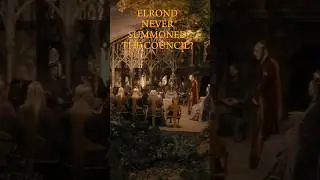 ELROND NEVER SUMMONED THE COUNCIL? #lotr #tolkien #lordoftherings