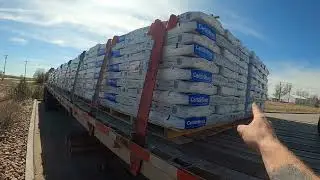securing shingles on a flatbed, not what I recommend