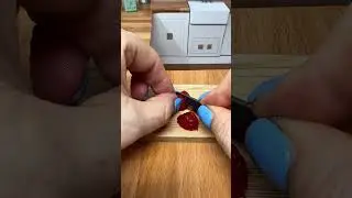 Mini Bluey Pavlova Bake by @MyminiBakes 😋 🍓 💙 | Bluey #ytshorts