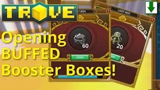Opening BUFFED Gem Booster Boxes! Trove Box Opening