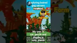 exploring botred gag servers pt1 #rblx #growagarden #bot #gag #roblox
