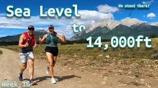 Prairie to Mountain Ultramarathon Training || Week 10 || Mt. Huron and Mt. Shavano