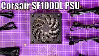 Corsair SF1000L Power Supply Unboxing and wiring guide