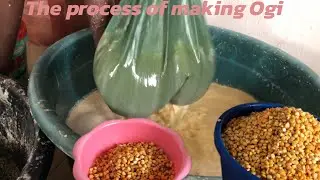 Step by step on how to make Akamu the traditional way
