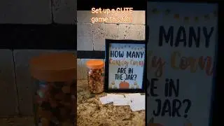 Fall Candy Jar Guessing Games are in the shop for instant download #fallfun #fallvibes
