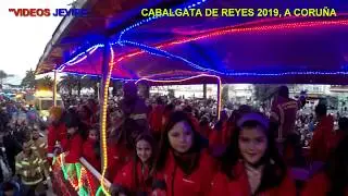 CABALGATA DE LOS REYES MAGOS, 2019. A CORUÑA  4k