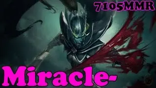 Dota 2 - Miracle- 7105 MMR Plays Phantom Assassin vol 1 - Ranked Match Gameplay