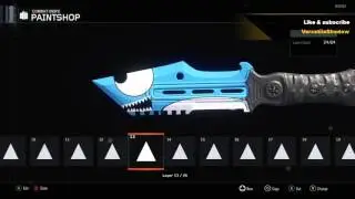Call of Duty&reg;: Black Ops III shark knive paintshop camo tutorial