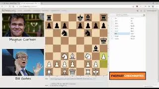 Magnus Carlsen vs Bill Gates &bull; Mate in 9 moves (2014) ♟️