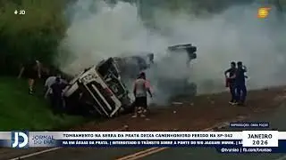 В результате ДТП с участием грузовика в районе Серра-да-Прата на трассе SP-342 пострадал водитель...