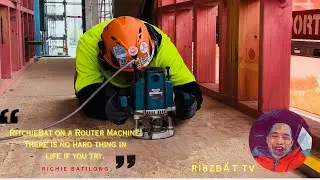 Richie operating a precision wood cutting machine.Please consider subscribing to my youtube channel.