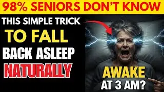 Doctor Shocked: High Cortisol Is Why Seniors Wake Up at 3AM (Do This to Fall Back Asleep)