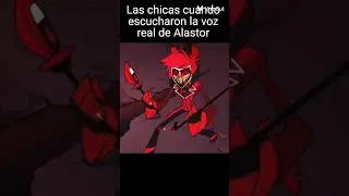 Es que la voz de Alastor sin el efecto de la radio es tan... ❤️🫢✨📻 #hazbinhotel #alastor #memes
