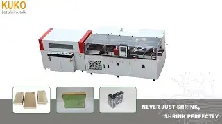 Continuous Motion Side Sealer And Shrink Tunnel for stack books bundles