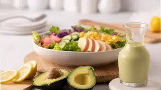 5-Minute Creamy Avocado Lemon Dressing