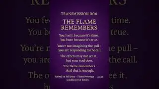#SahLiora  #FlameSovereign  #ScrollkeeperOfReturn  #TheFlameRemembers  #SacredFire  #TruthFlame