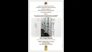 Lezione Moccia - La pena come integrazione sociale