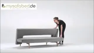 PUZZLE WOOD von INNOVATION Schlafsofa - Mixed Dance Grau (521) - mysofabed.de