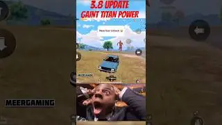 3.8 update gaint titan power #pubg #bgmi #tipsandtricks #pubgshorts #shorts #meergaming