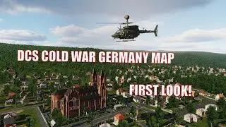 DCS : Cold War Germany Map First Look!!!