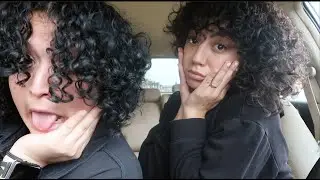 MY DEVA CURL CUT JOURNEY +  her first time #damagedhair #curlyhair