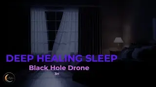 Black Hole Drone 🌌 | 3 Hours Dark Ambient for Deep Sleep | Relax Sleep Sounds