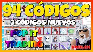 ✅3 C&Oacute;DIGOS NUEVOS ⭐ 94 C&Oacute;DIGOS de POP IT TRADING activos y actualizados⭐ Roblox 2024⭐  EMiLiOR