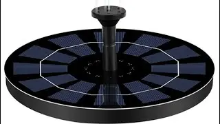 Solar Fountain Pump 2.5W Circle Floating Solar Water Fountains Pump with 6 Nozzles