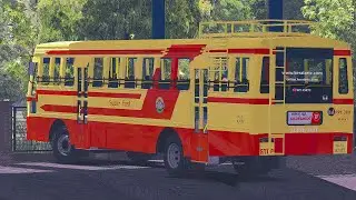 KSRTC Super Fast Bus | Thrilling Hills Road Drive to Workshop 🛠️ | Kerala Roadways