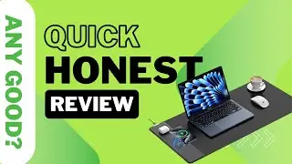 TopMade Wireless Charging Mouse Pad, Waterproof Gaming Mousepad with Ultra-Smooth Surface Review