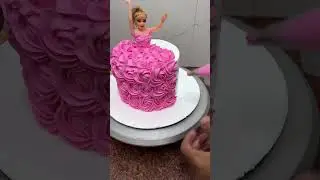 Easy doll cake making | doll cake kaise banaye \ pink doll cake #viral 