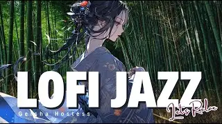 Geisha's Kyoto Lullaby: Relaxing LoFi Jazz for Study, Work, and Sleep