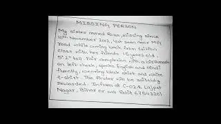 Class 12 advertisement writing#missing person#advertisement#shorts