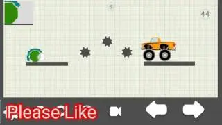 Brain for monster truck level 44, 5 star walkthrough
