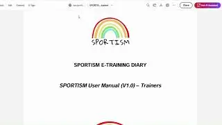 E-training diary: Video tutorial for parents, guardians and participants
