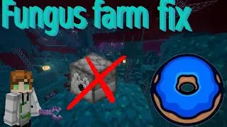 Finally! A Fungus farm fix for funkiness in DonutSMP! Dispensers are out and trapdoors are in!