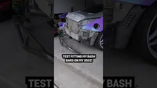 Test Fitting My Bash Bars On My 350z!