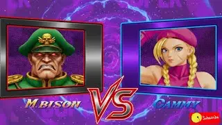 M Bison Vs Cammy (60 fps) HD