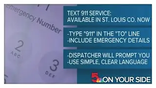 St. Louis County launches text 911 service