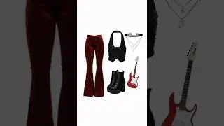 rockstar outfit inspo 🎸🎧 #rockstar #outfit #outfitidea #outfitinspo #pinterest #shorts