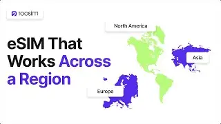 What is a Regional eSIM? eSIM That Works Across a Region | TooSIM