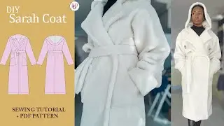 How to Sew the Perfect Hooded Coat | The Sarah Teddy Coat Sew-Along | DG Dressmaking patterns